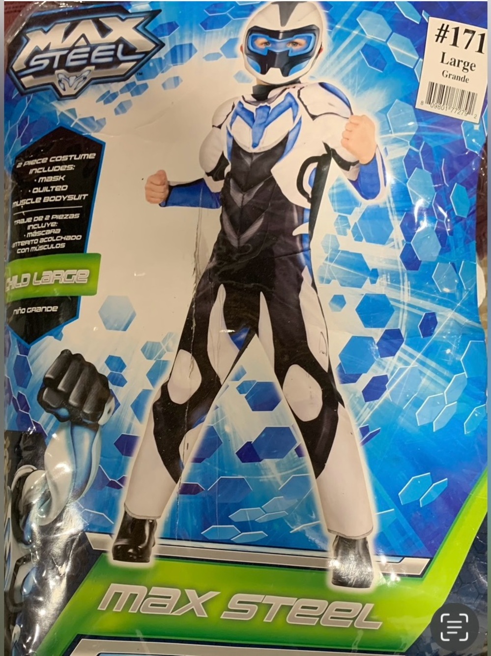Max Steel boys size 12/14 Costume